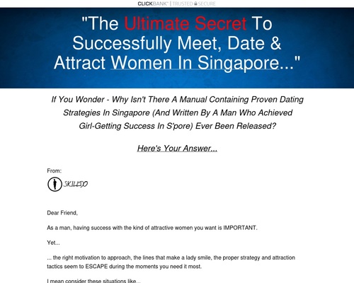 The Ultimate Singapore Girl-Getter Ebook – SeductionSingapore