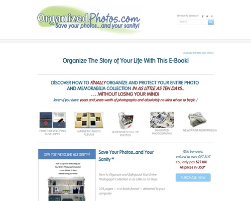 How to organize photos and memorabilia – Organized Photos