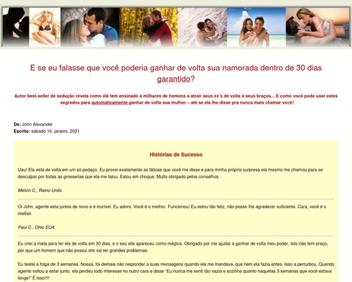 Ganhe de Volta sua Namorada ou Mulher