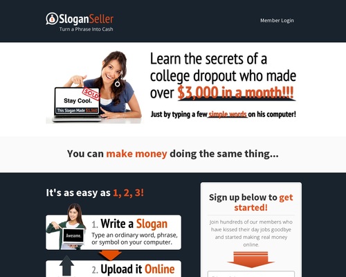 Slogan Seller – Hot Micro Niche – 0 To New Affs!