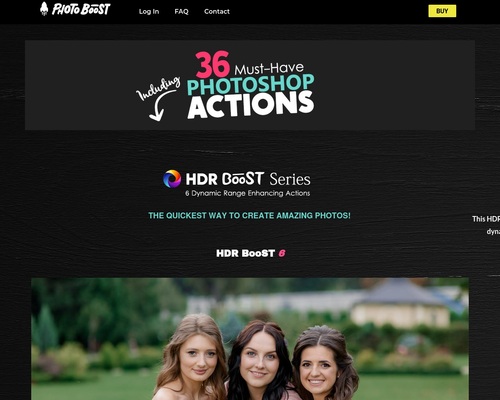 Photo Boost | Premium Photoshop Actions