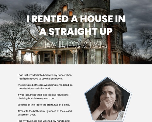 I Rented A House In An Straight Up Evil Portal | Vibration Leap